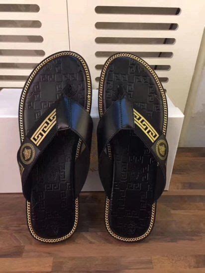 versace flip flops mens|versace embroidered leather sandals men.